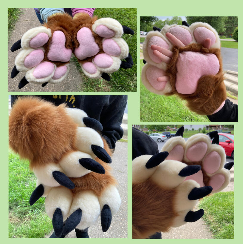 Paws with finger slips! Paws with finger slips!